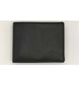 Pánská černá kožená peněženka  (pravá kůže)